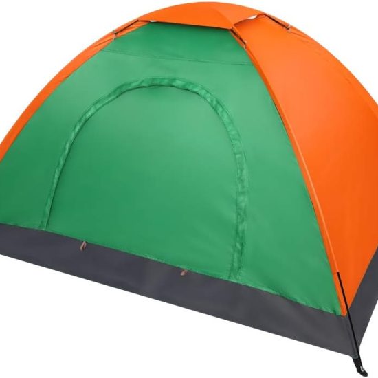 Camping Dome Tent, 1-4 Person Waterproof Windproof Easy Setup Spacious Family Tents with Carry Bag & Rain Fly for Hiking Backpacking Traveling Glamping Beach